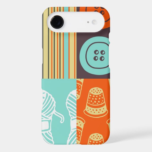 Pop-art pattern - sewing Case-Mate iPhone case (Back)
