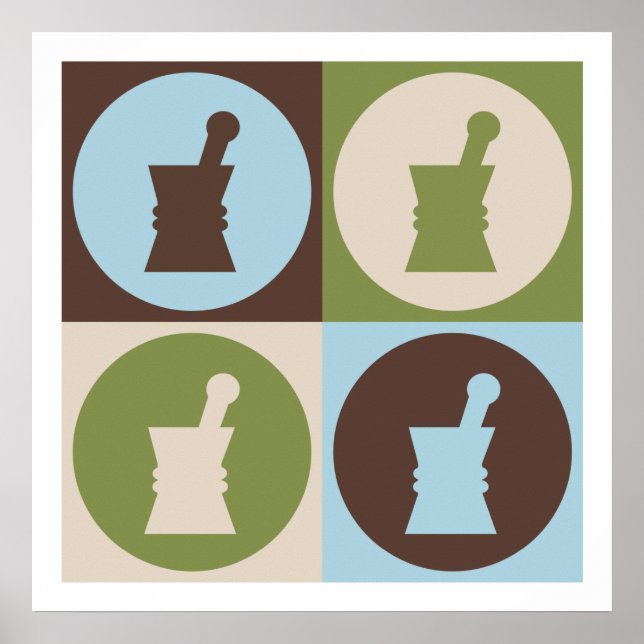 Pop Art Pharmacology Poster (Front)