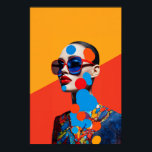 Pop Art Photo Collage  Poster<br><div class="desc">Pop Art Photo Collage Poster  "Life is like a painting - the more vibrant colours we add,  the brighter it becomes." For colour & pop art lover!</div>