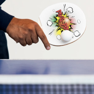 Pop Art Ping Pong Paddle