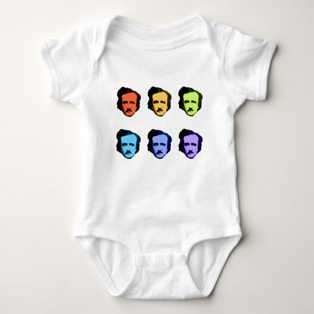 Pop Art Poe Baby Bodysuit (Front)
