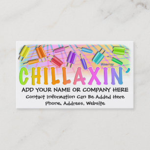 POP ART POPSICLES BUSINESS CARD
