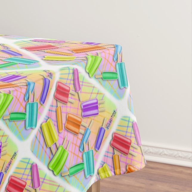 POP ART POPSICLES TABLECLOTH (In Situ)