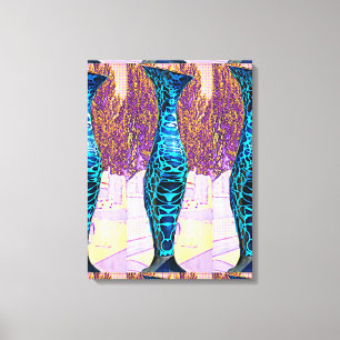 Pop Art Portland Art Canvas Print
