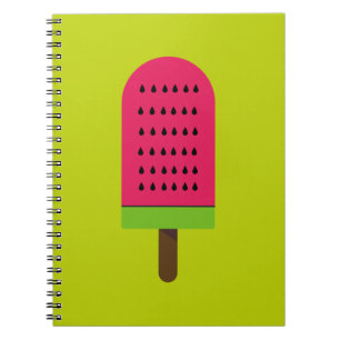 Pop Art posicle watermelon fruit art Notebook