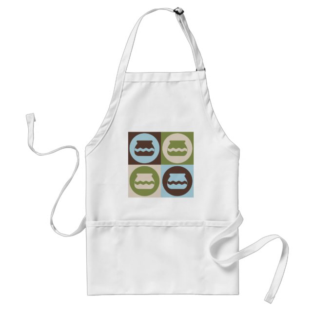 Pop Art Pottery Standard Apron (Front)