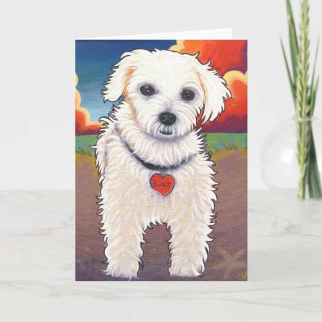 Pop Art Pup Card (Front)