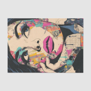 PoP Art Queen1  Tissue Paper