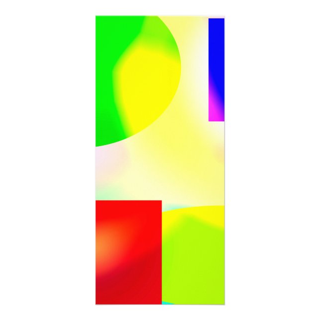 Pop art reflection rack card (Front)