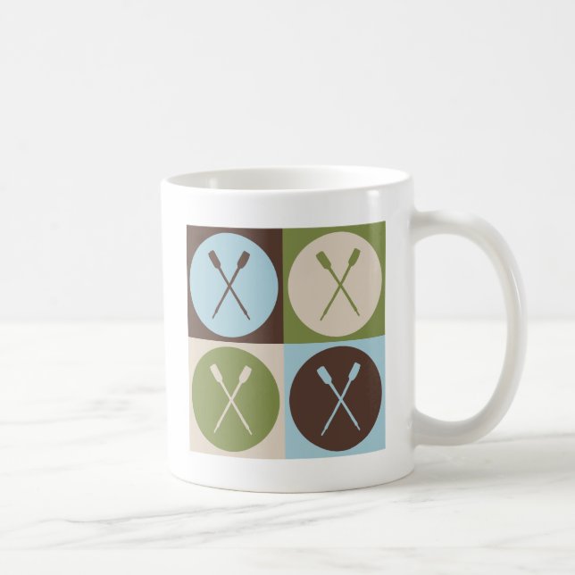 Pop Art Rowing Coffee Mug (Right)