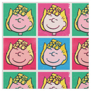 Pop Art Sally   Mod for You Pattern Fabric