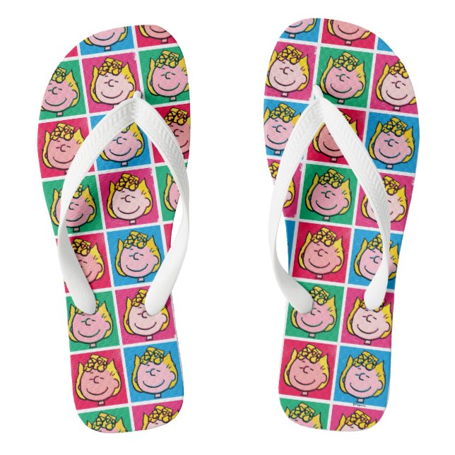 Pop Art Sally | Mod for You Pattern Jandals (Footbed)
