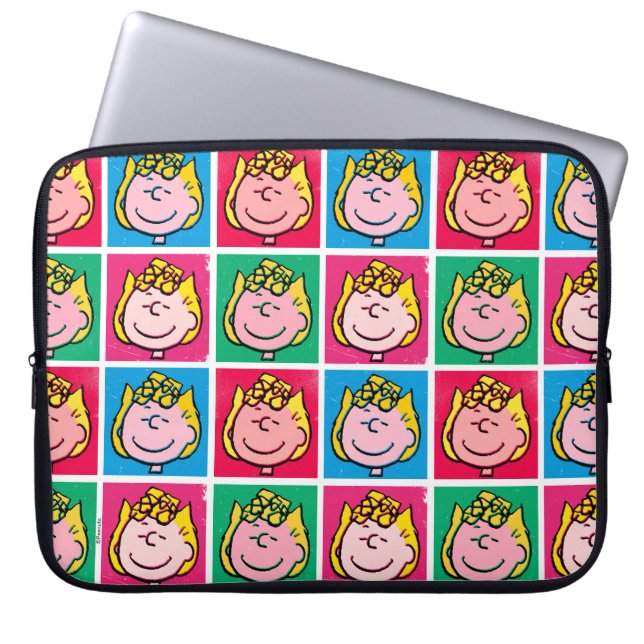 Pop Art Sally | Mod for You Pattern Laptop Sleeve (Front)