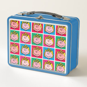 Pop Art Sally   Mod for You Pattern Metal Lunch Box