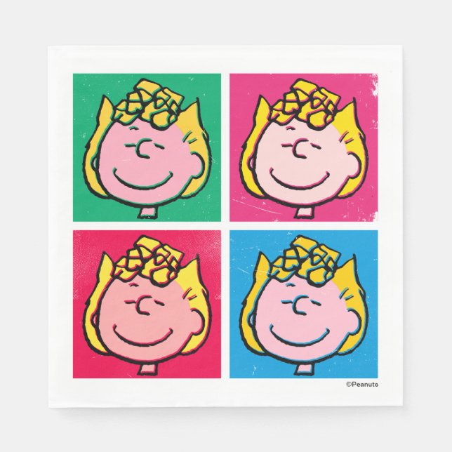 Pop Art Sally | Mod for You Pattern Napkin (Front)