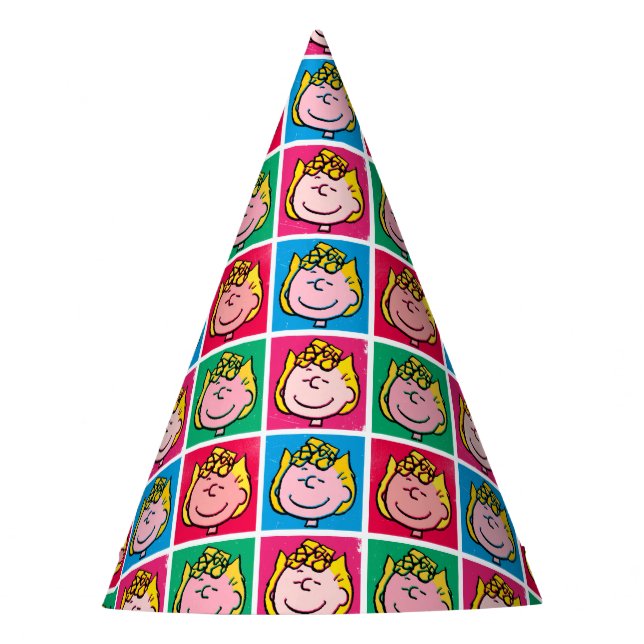 Pop Art Sally | Mod for You Pattern Party Hat (Front)