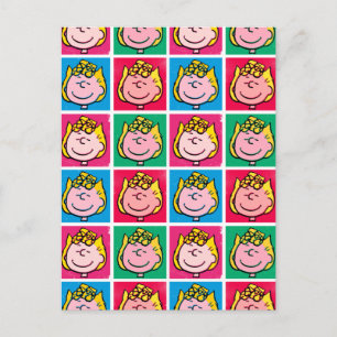 Pop Art Sally   Mod for You Pattern Postcard