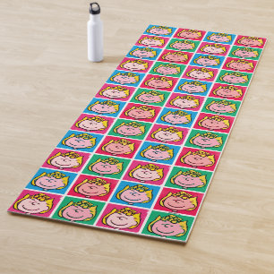 Pop Art Sally   Mod for You Pattern Yoga Mat