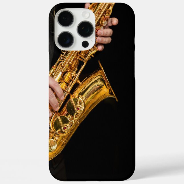 Pop Art Saxophone Player – Colourful Jazz  Case-Mate iPhone Case (Back)