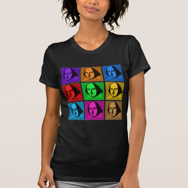 Pop Art Shakespeare T-Shirt (Front)