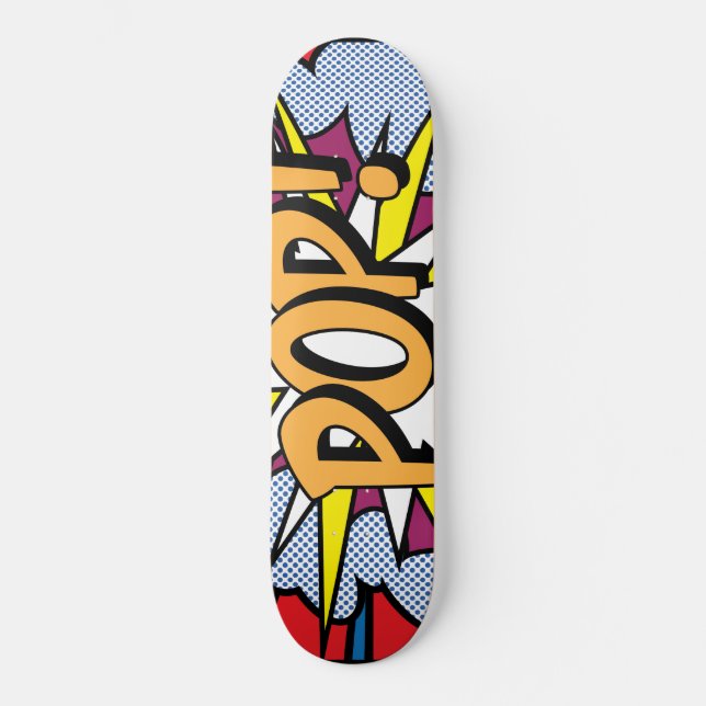 Pop Art Skateboard (Front)