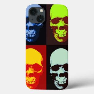 Pop Art Skull iPhone 13 Case