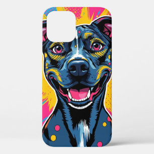 Pop Art Smile – The Power of a Happy Dog iPhone 12 Case