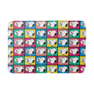 Pop Art Snoopy Lips   Mod for You Pattern Bath Mat