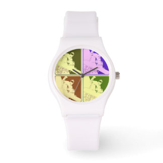 Pop Art Snowboarding Watch
