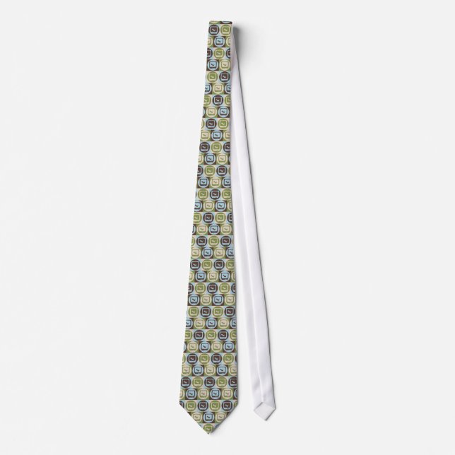 Pop Art Sonograms Tie (Front)