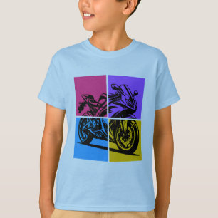 Pop Art Sports Bike T-Shirt