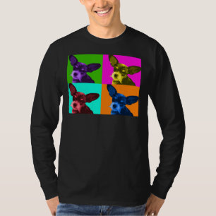 Pop Art Squeaky Chihuahua Scoop T-Shirt