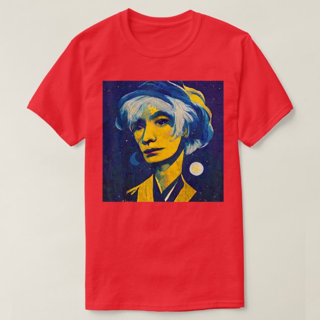 Pop Art Starry Night Andy  T-Shirt (Design Front)