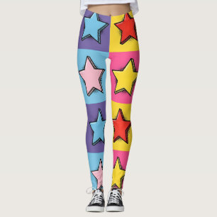 Pop Art Stars Leggings