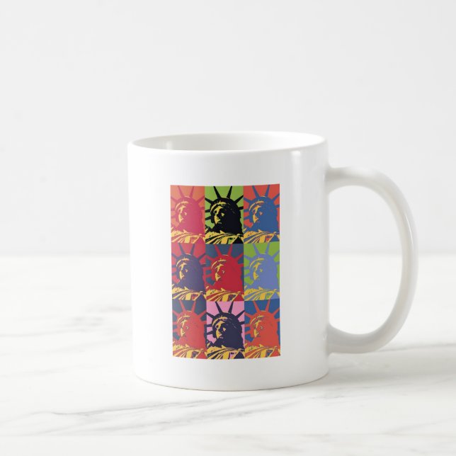 Pop Art Statue of Liberty Coffee Mug (Right)