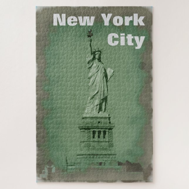 Pop Art Statue of Liberty New York City  Jigsaw Puzzle (Vertical)