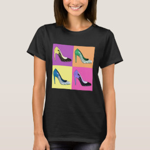 Pop Art Stiletto Pumps / Shoes / High Heels T-Shirt