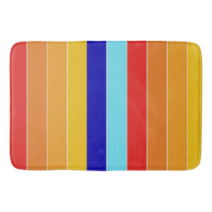 Pop Art Stripes Bermuda Bath Mat