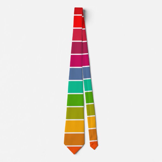 Pop Art Stripes Tie (Front)