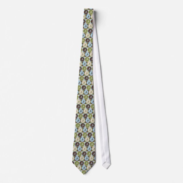 Pop Art Surfing Tie (Front)
