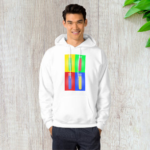 Pop Art Test Tubes Science Chemistry Laboratory Hoodie