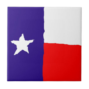 Pop Art Texas State Flag Tile