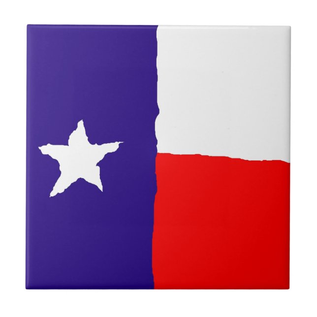 Pop Art Texas State Flag Tile (Front)