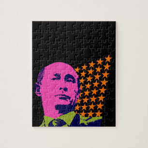 Pop Art Vladimir Putin Jigsaw Puzzle