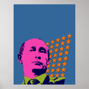 Pop Art Vladimir Putin Poster