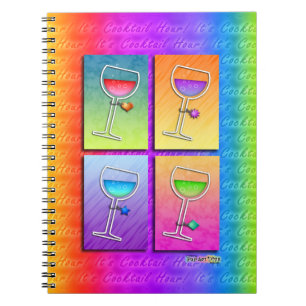 Pop Art WINE NOTEBOOK - JOURNAL - DIARY