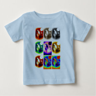 Pop Art Wolf Baby T-Shirt