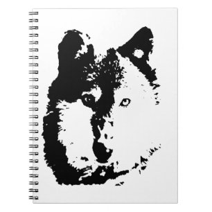 Pop Art Wolf Notebook
