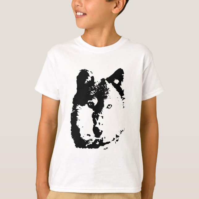 Pop Art Wolf T-Shirt (Front)