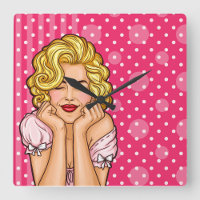 Pop Art Woman Dreaming